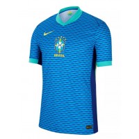 Camisa de time de futebol Brasil Replicas 2º Equipamento Feminina Copa America 2024 Manga Curta